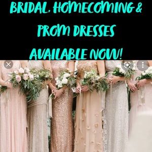 Homecoming, prom, and wedding guests dresses